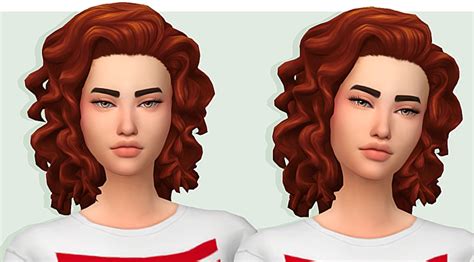 Sims Mods Hair Female Curly Download Sims Hair Mods Cc Male Female Hair Pack