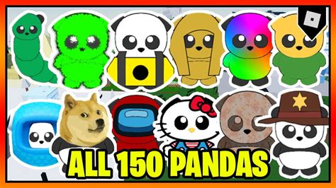 How To Get All 150 Badges Pandas In Find The Pandas Roblox Youtube