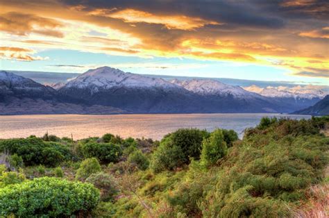 Sunset Over Lake Wanaka And The Photograph By George Kalaouzis Fine