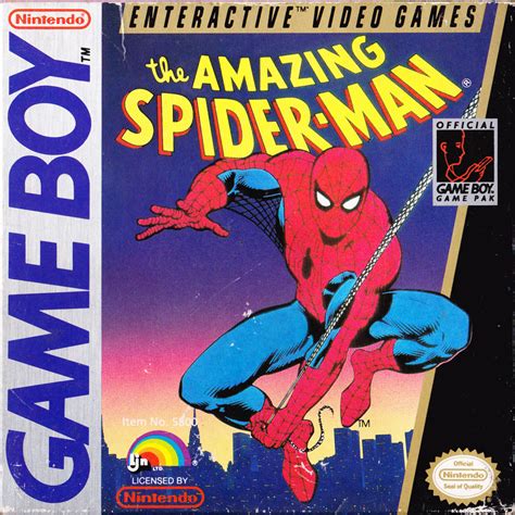 The Amazing Spider Man 1990 Game Boy Box Cover Art Mobygames