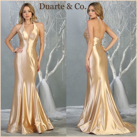 Shiny Metallic Party Dress Lc217402 In 2020 Metallic Party Dresses Backless Dress Formal