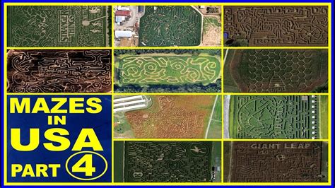 MAZES IN USA 2022 – GOOGLE EARTH PART FOUR 4 - YouTube