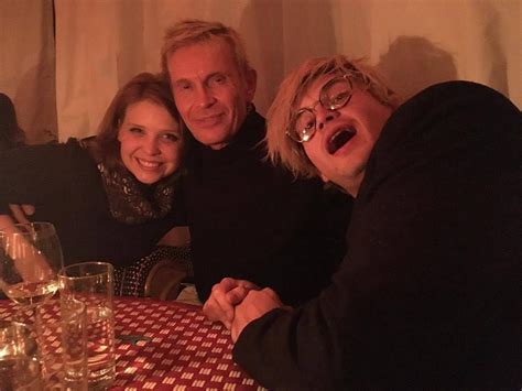 Billy Idol And His Kids Bonnie Blue And Willem Wolf On His 61 Birthday