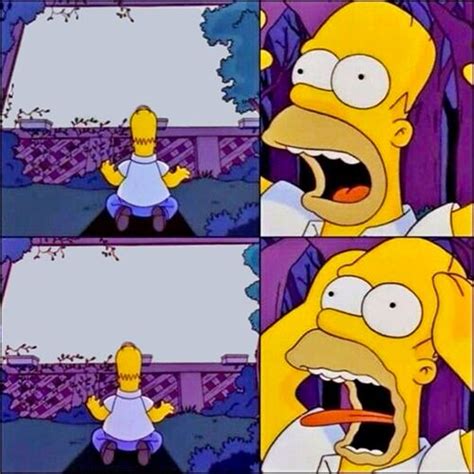 Homer With White Signs Template Blank Template Imgflip