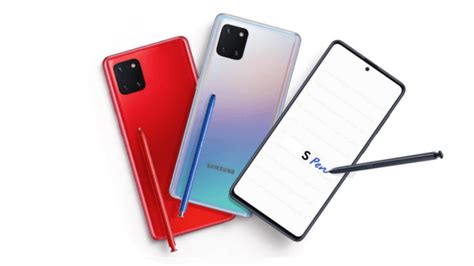 The Samsung Galaxy Note 10 Lite Costs 58k And Yes It Has An S Pen