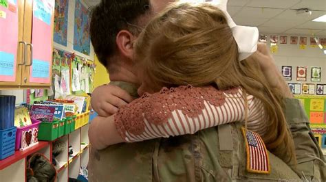 a hero s homecoming military dad surprises daughters after being overseas for months