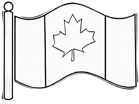 Printable Canada Flag Coloring Page Free Printable Coloring Pages For