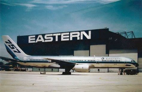 Eastern Air Lines 757 And Hangar Boeing Aircraft Passenger Aircraft