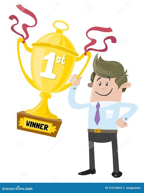 1st Prize Trophy Cup Achivement Symbol Icon Colored Line Vector