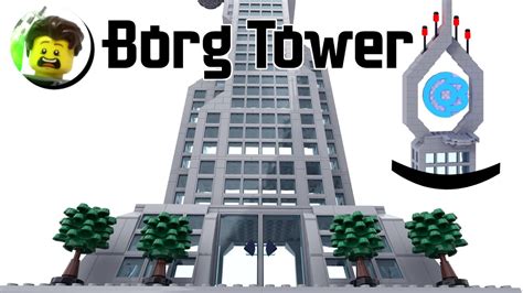 Custom Lego Borg Tower From Ninjago Rebooted Youtube