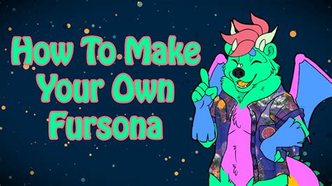 How To Make Your Own Fursona Youtube