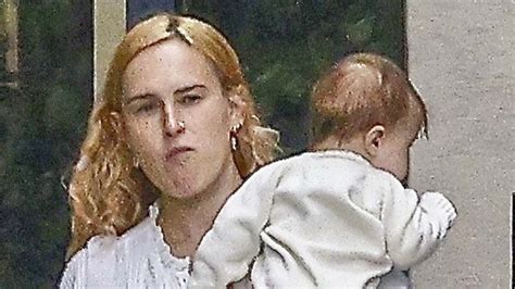 Rumer Willis Holds Her Newborn Daughter Louetta As She Steps Out In