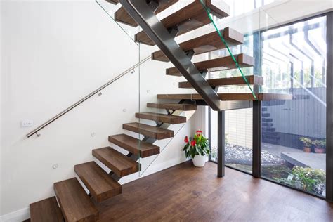 Steel Stair 29 Modern Floating Staircase Stylecraft Stairways