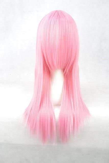 60cm Harajuku Anime Cosplay Wigs Young Long Straight Synthetic Hair Wig