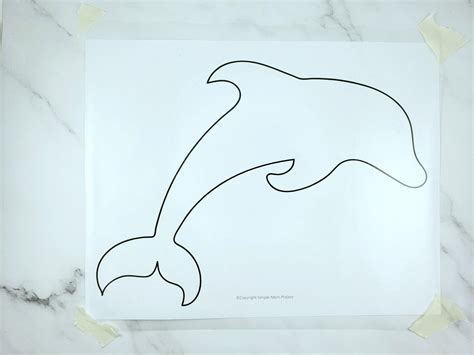 Dolphin Suncatcher Craft Tutorial For Kids Simple Mom Project