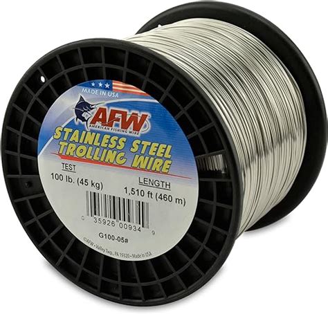 American Fishing Wire Stainless Steel Trolling Wire 100