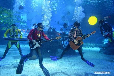Concert Staged Under The Sea In N China Peoples Daily Online