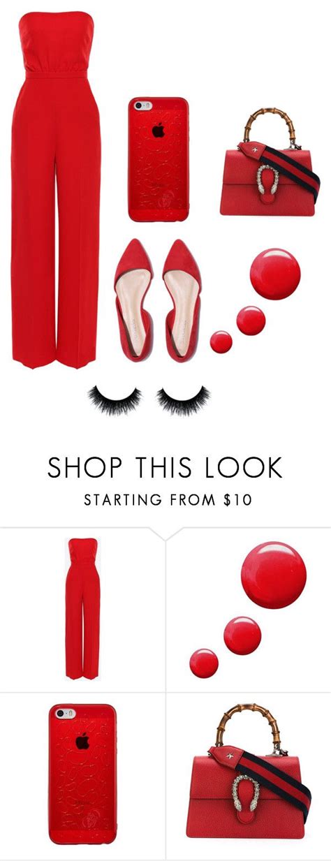Red By Janaeyoung18 Liked On Polyvore Featuring Valentino Topshop