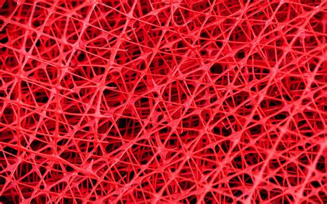 Download Wallpapers Red Red 4k Macro Fabric Mesh Texture Mesh