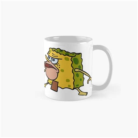Spongebob Meme Cave Sponge Coffee Mug By Candersonsworld Mugs