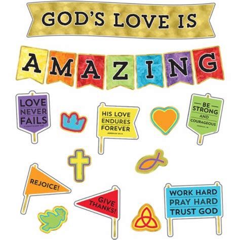 Carson Dellosa Cd 110449bn Gods Love Is Amazing Bulletin Board Set Pack Of 2 1 Frys Food