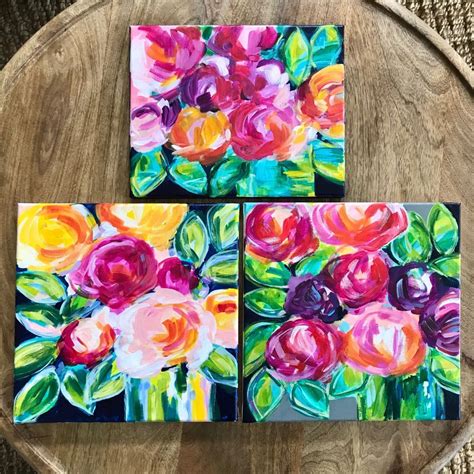 Flower Painting Ideas For Beginners How To Paint Abstract Flowers On