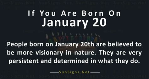 January 20 Zodiac Is A Cusp Capricorn And Aquarius Birthdays And