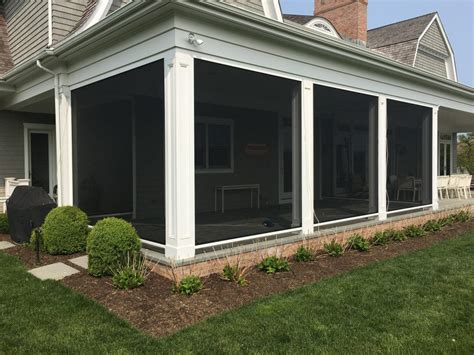 High Quality Retractable Patio Screens Available To Homeowners Porch Cost Screened In Patio