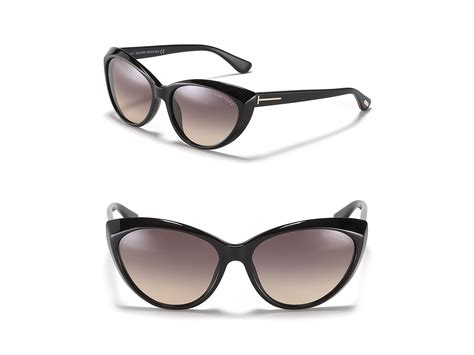 Lyst Tom Ford Martina Cat Eye Sunglasses In Black