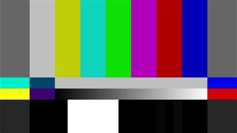 Hd Television Color Test Calibration Bars 1920 X 1080 And 1khz Sine