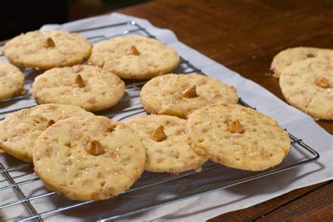 With only 3 ingredients, our easy butter shortbread recipe is a marvel. Toffee Butterscotch Shortbread Cookies - What the Forks ...
