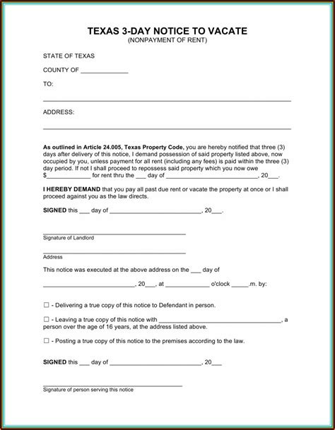 Please print out the 30 day notice. 3 Day Notice To Vacate Form California - Form : Resume Examples #XY1qpOx8mZ