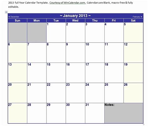 Ms Word Calendar Template 2018 Inspirational Free Fully Editable 2018
