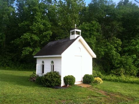 Theres A Little Tiny Church That Sits Off The Highway By A Rest Stop