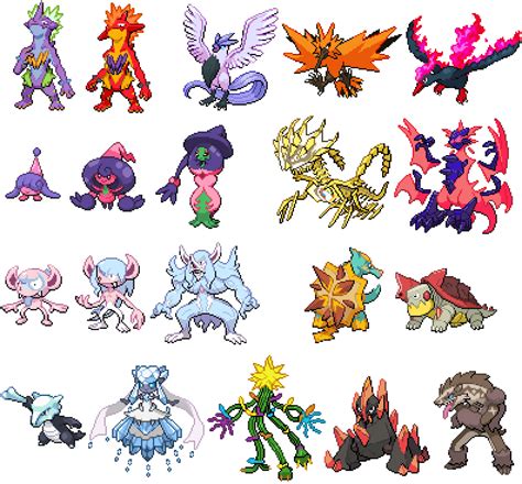 Assorted Sprite Recolors Rpokemon