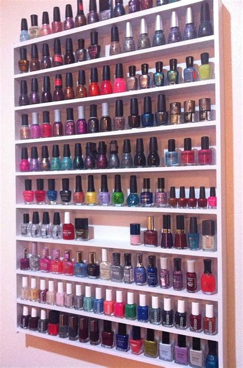 Do you want to impress your clients or to impress yourself when you are looking for the next nail polish? Pin by cat smith on girl | Nail polish storage diy, Diy nail polish rack, Nail polish rack