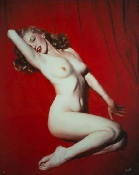 Marilyn Monroe Red Velvet 1949 By Tom Kelley For Sale On Art Brokerage