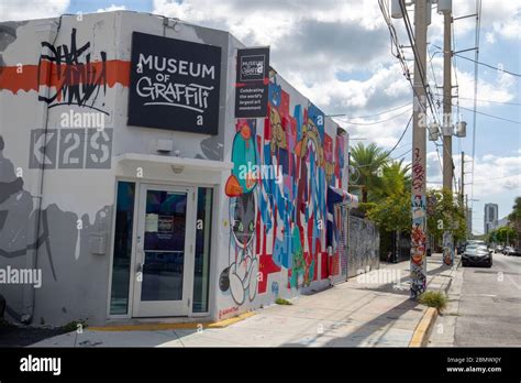 The Museum Of Graffiti In The Wynwood Neighborhood In Miami Florida
