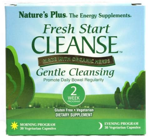 Natures Plus Organic Fresh Start Cleanse 2 Week Program 2 Pk 30 Ct