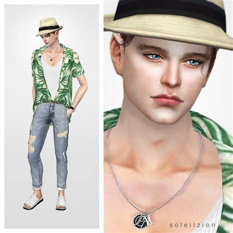 Soleilzion Sims Hat Aroundthesims X Hair Antosims X Top