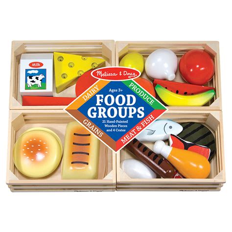 Melissa And Doug Food Groups Wooden Set Buy Online