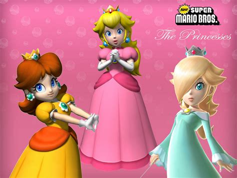 Peach Daisy And Rosalina The 3 Princesses From Mario Photo