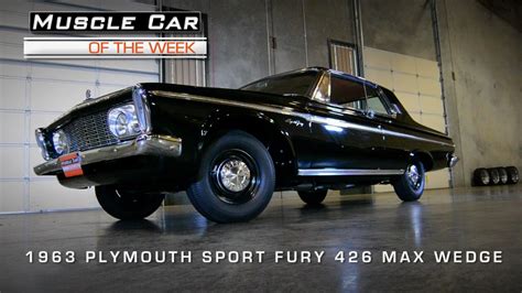 1963 Plymouth Sport Fury 426 Max Wedge Muscle Car Of The Week Video 60