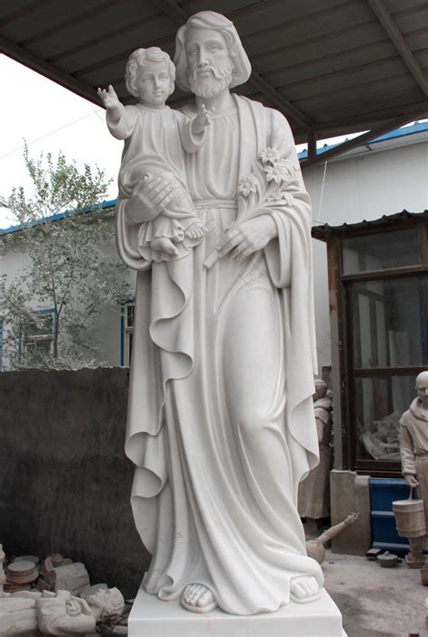 The Details Of Large Religious Statues Of Stjoseph With Baby Jesus For