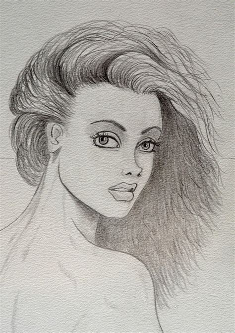 Pretty Girl Drawing At Explore Collection Of