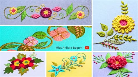 Beautiful Hand Embroidery Projects For Beginners Step By Step Tutorial Youtube