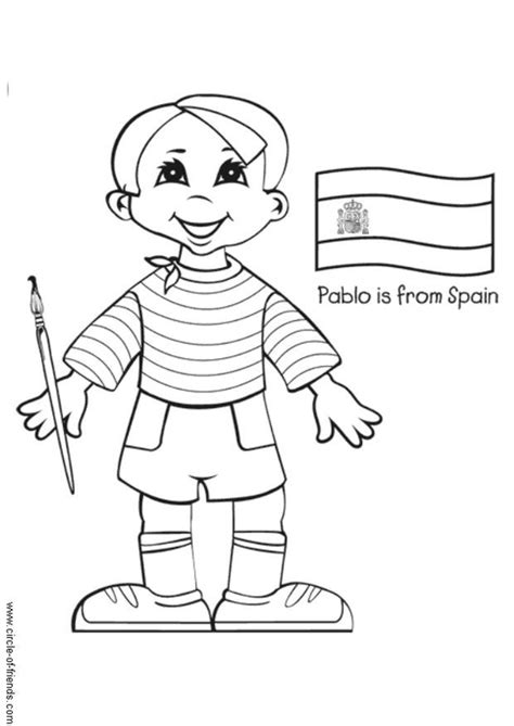 Die flagge spaniens, im sprachgebrauch auch „spanisch la rojigualda (sinngemäß: Målarbild Pablo från Spanien med flagga - Bild 5642.