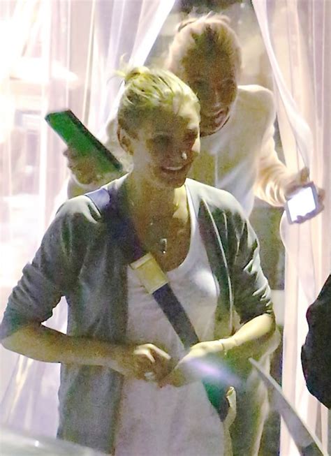 Gwyneth Paltrow And Cameron Diaz Hug It Out During Dinner Date In La