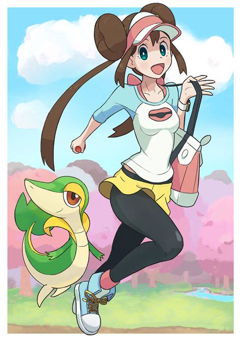 Pokemon Trainer Rosa With Snivy By Gameguran Pokémon Know Your Meme