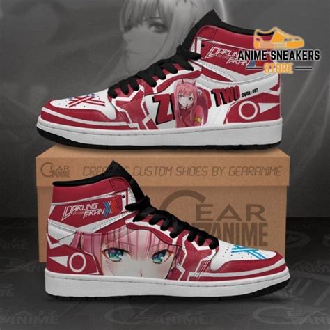 Zero Two Darling In The Franxx Sneakers Code 002 Custom Shoes Anime